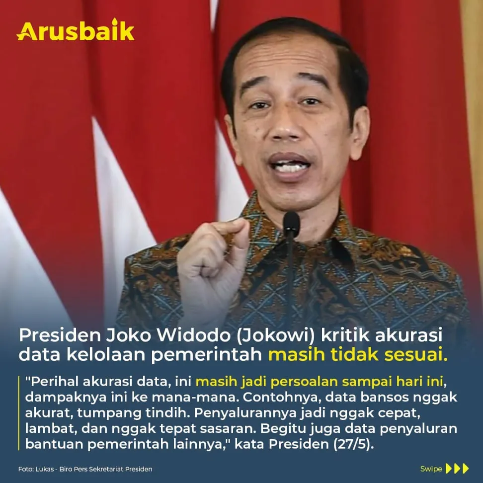 Presiden Jokowi: BPKP Harus Kawal Peningkatan Kualitas Data Pemerintah