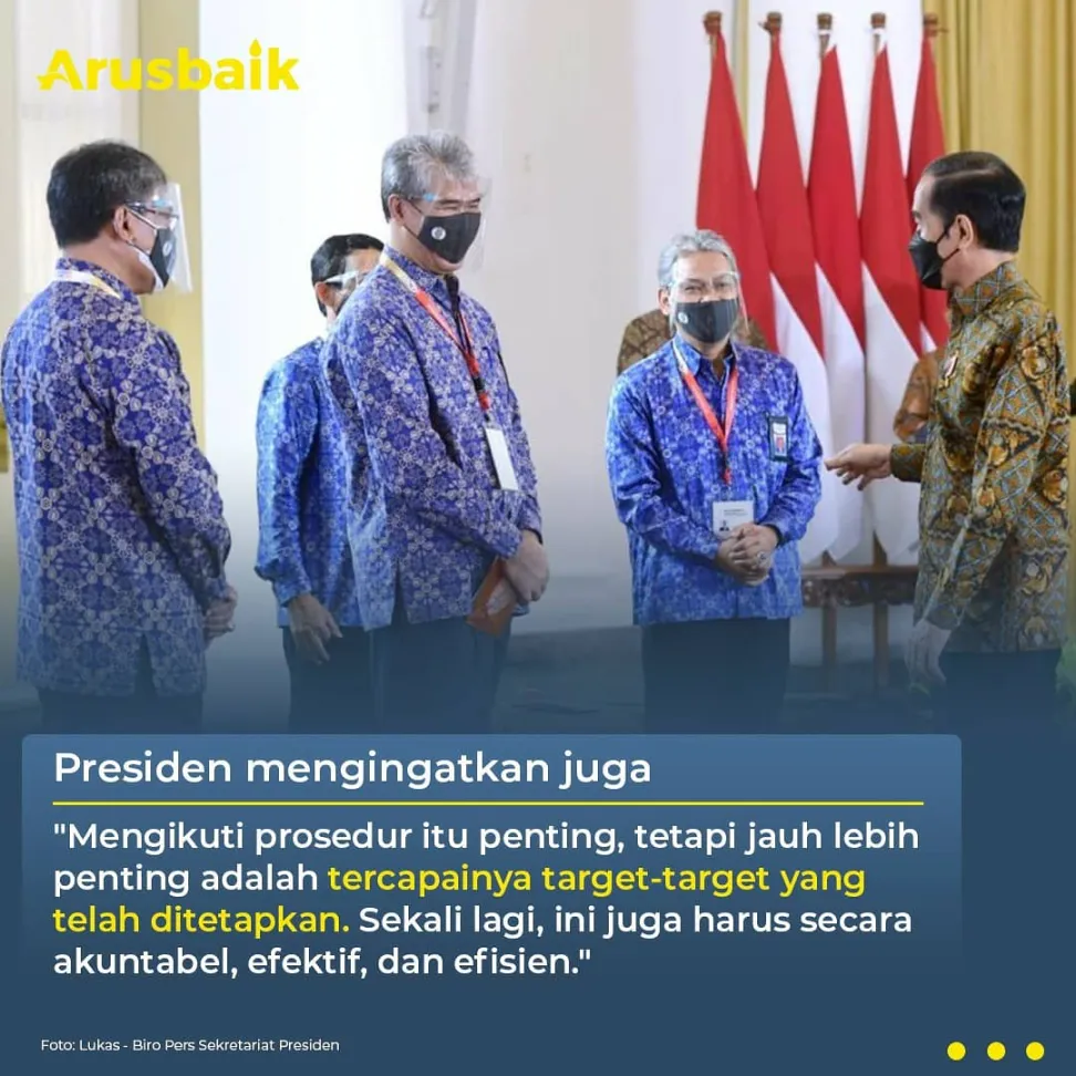 Presiden Jokowi: BPKP Harus Kawal Peningkatan Kualitas Data Pemerintah