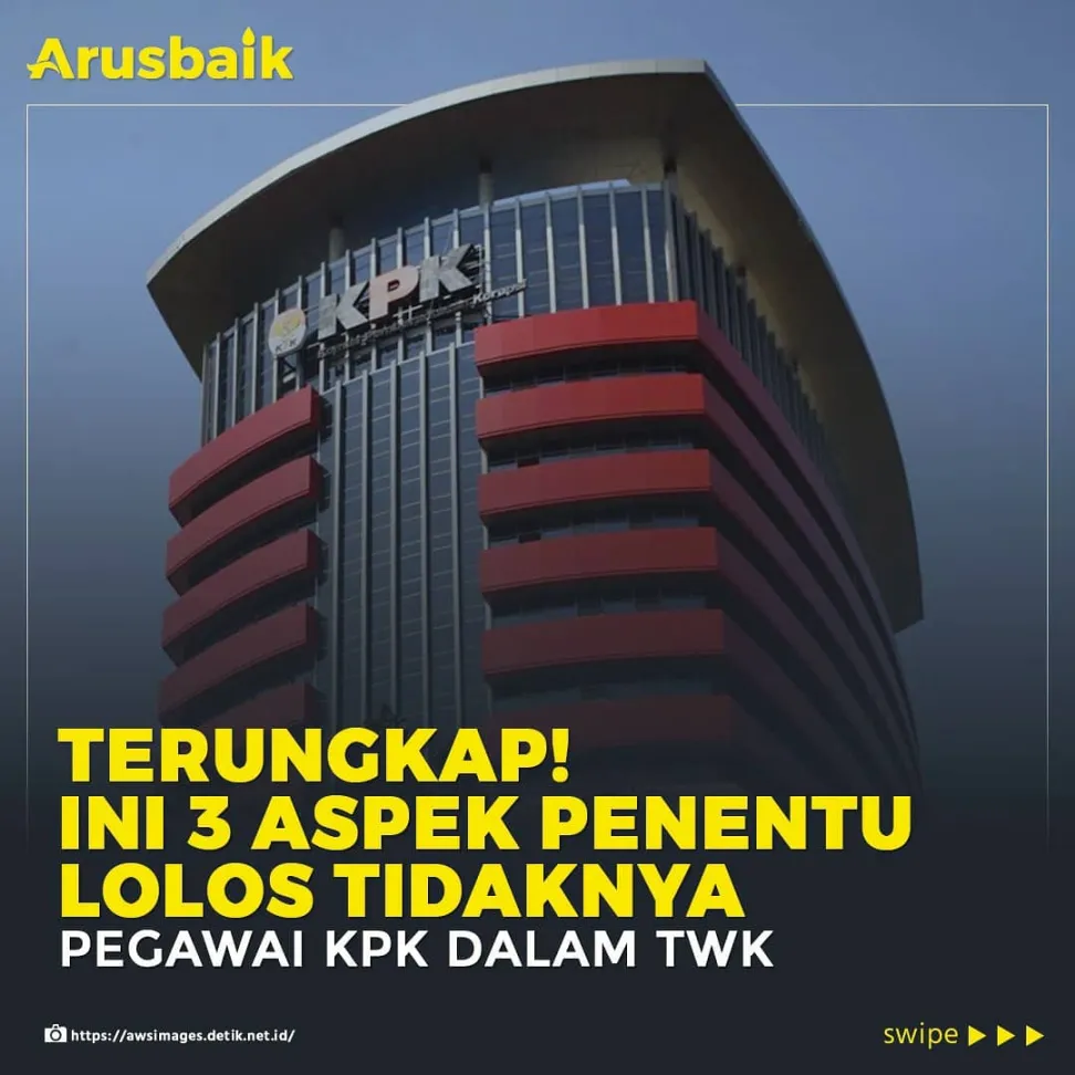 Terungkap! Ini 3 Aspek Penentu Lolos Tidaknya Pegawai KPK Dalam TWK