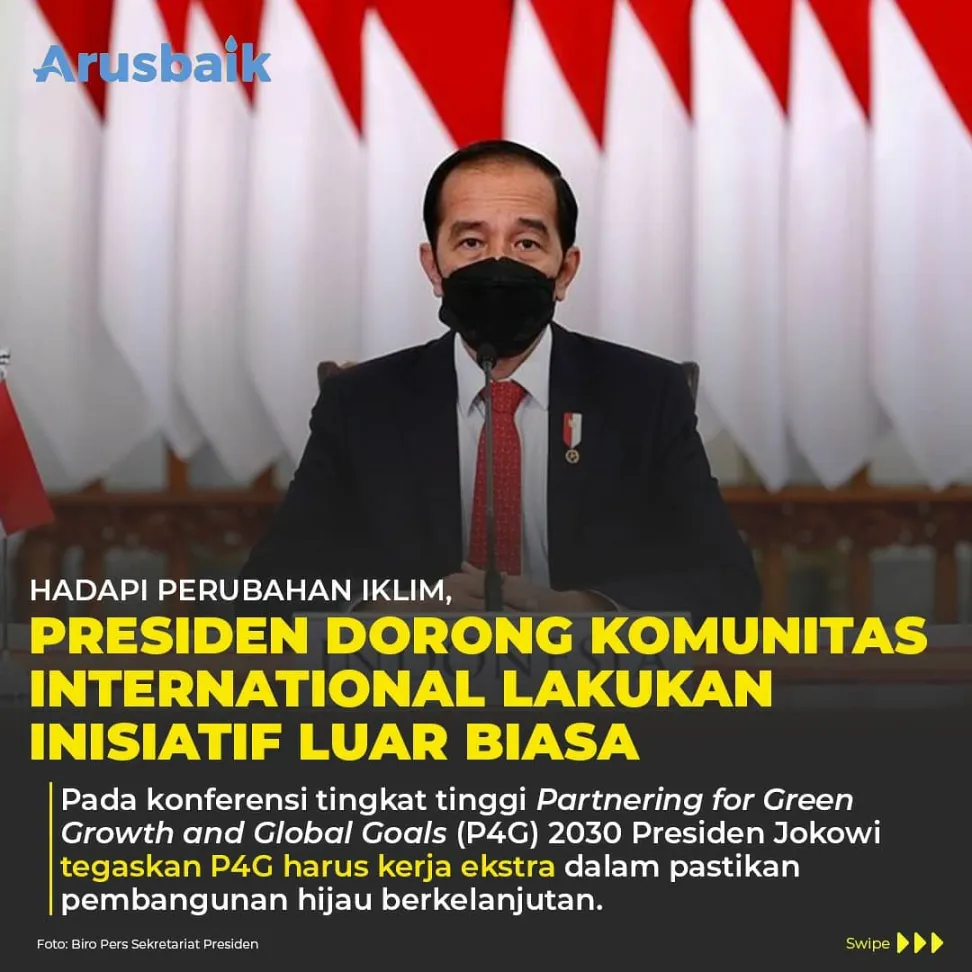Hadapi Perubahan Iklim, Presiden Dorong Komunitas Internasional Lakukan Inisiatif Luar Biasa