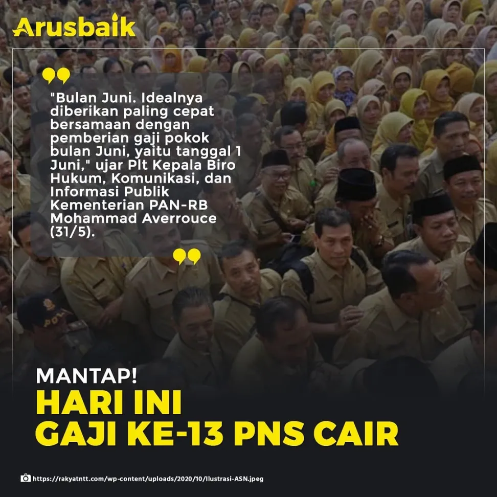 Hore, Gaji Ke-13 ASN Hari Ini Cair!
