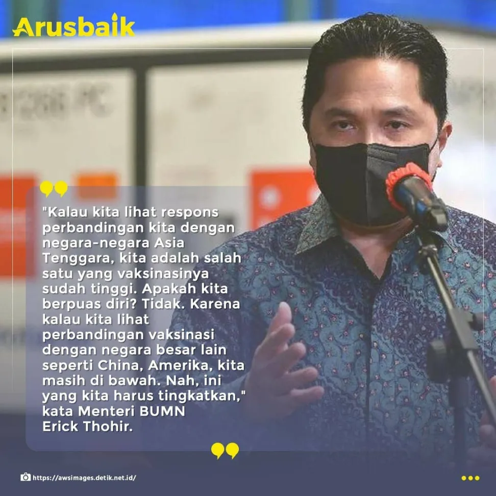 Mantul! Capaian Vaksinasi Indonesia Tertinggi di Asia Tenggara