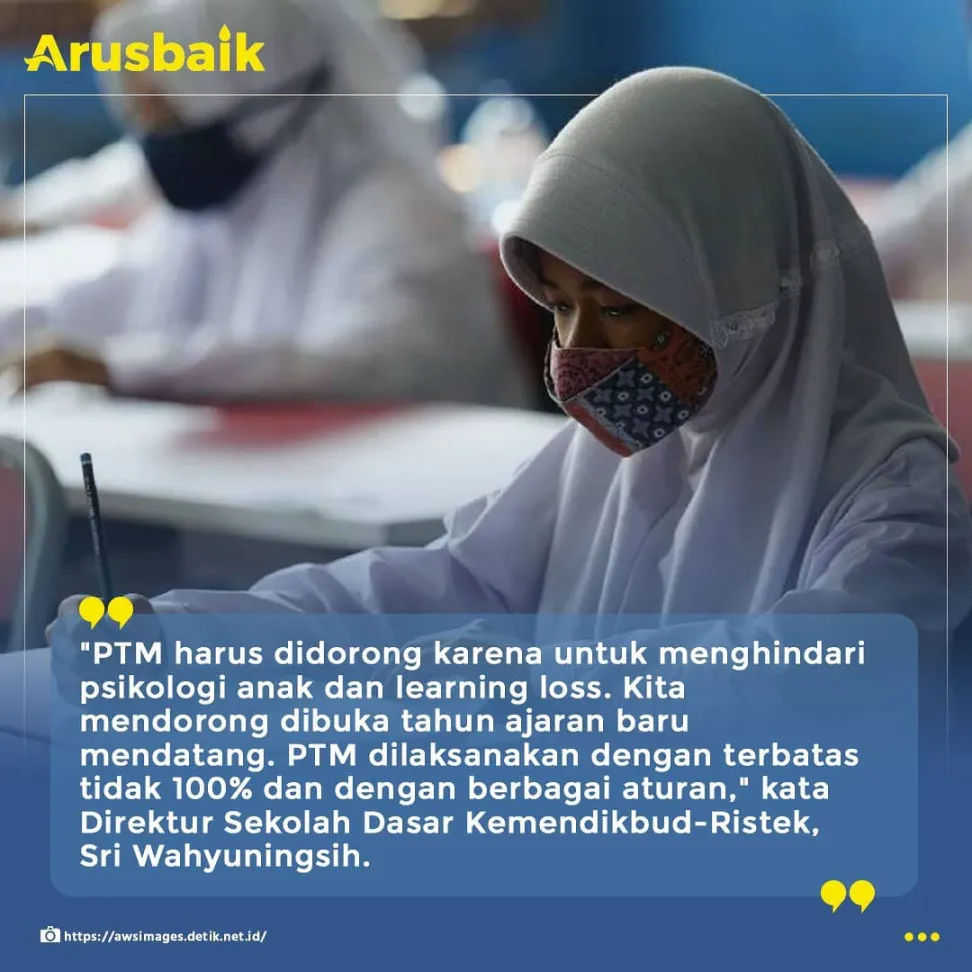 Cegah Learning Loss, Sekolah Tatap Muka Harus Dimulai Secepatnya