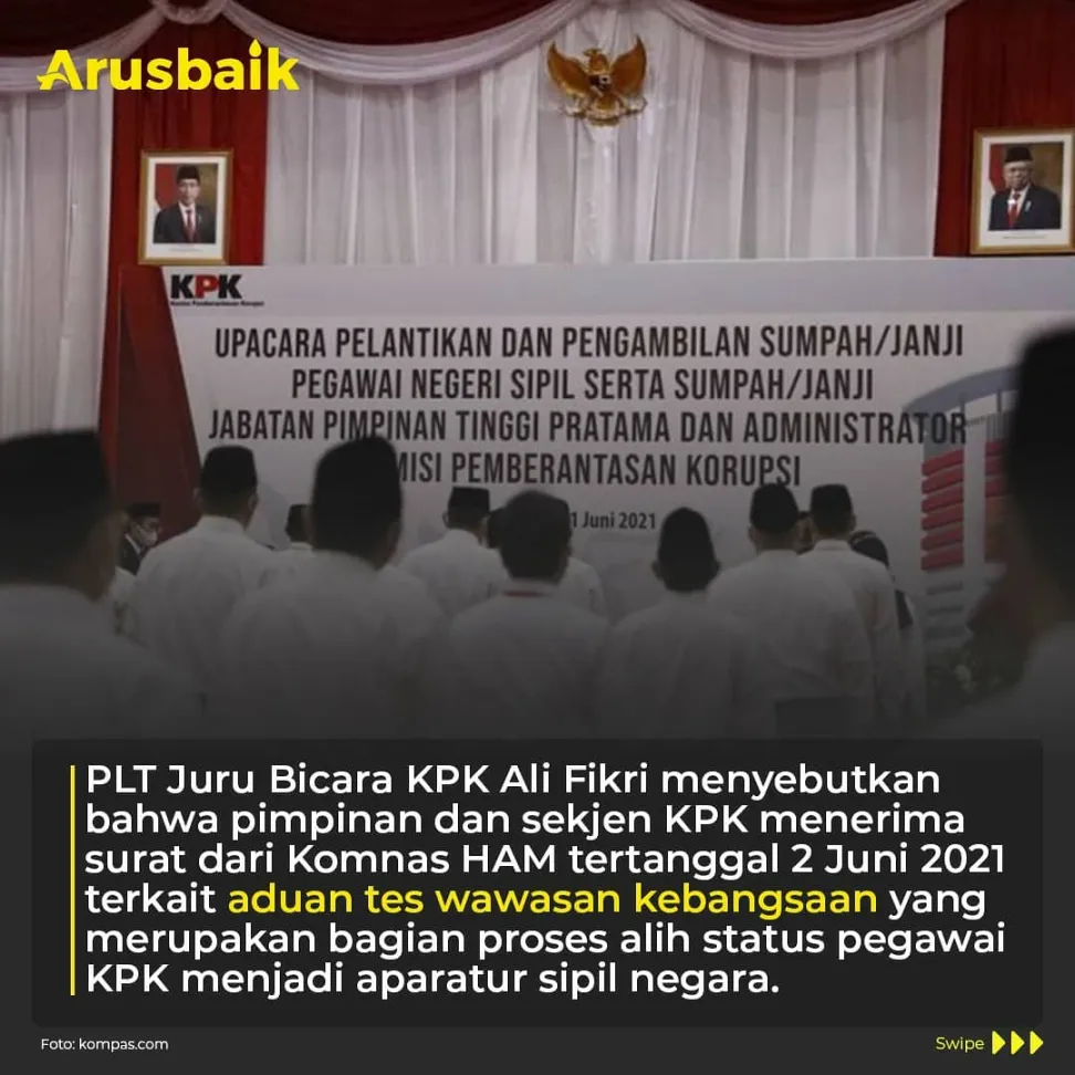 Alih Status Pegawai KPK Sudah Sesuai Undang-undang, Pimpinan KPK Minta Klarifikasi Panggilan Komnas HAM