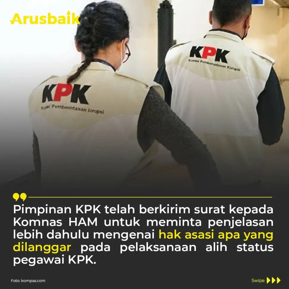 Alih Status Pegawai KPK Sudah Sesuai Undang-undang, Pimpinan KPK Minta Klarifikasi Panggilan Komnas HAM