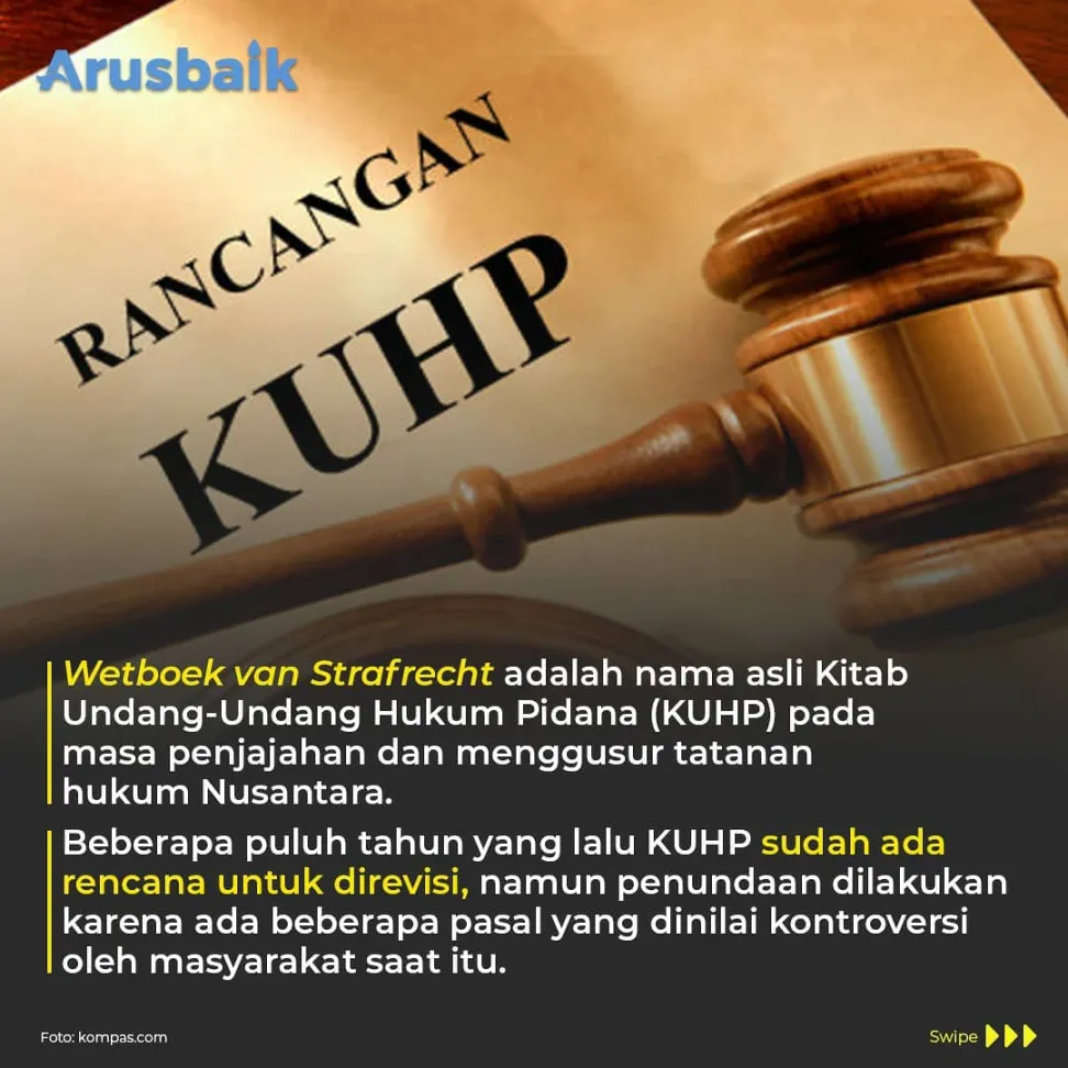 KUHP Warisan Belanda Harus Diganti Segera!