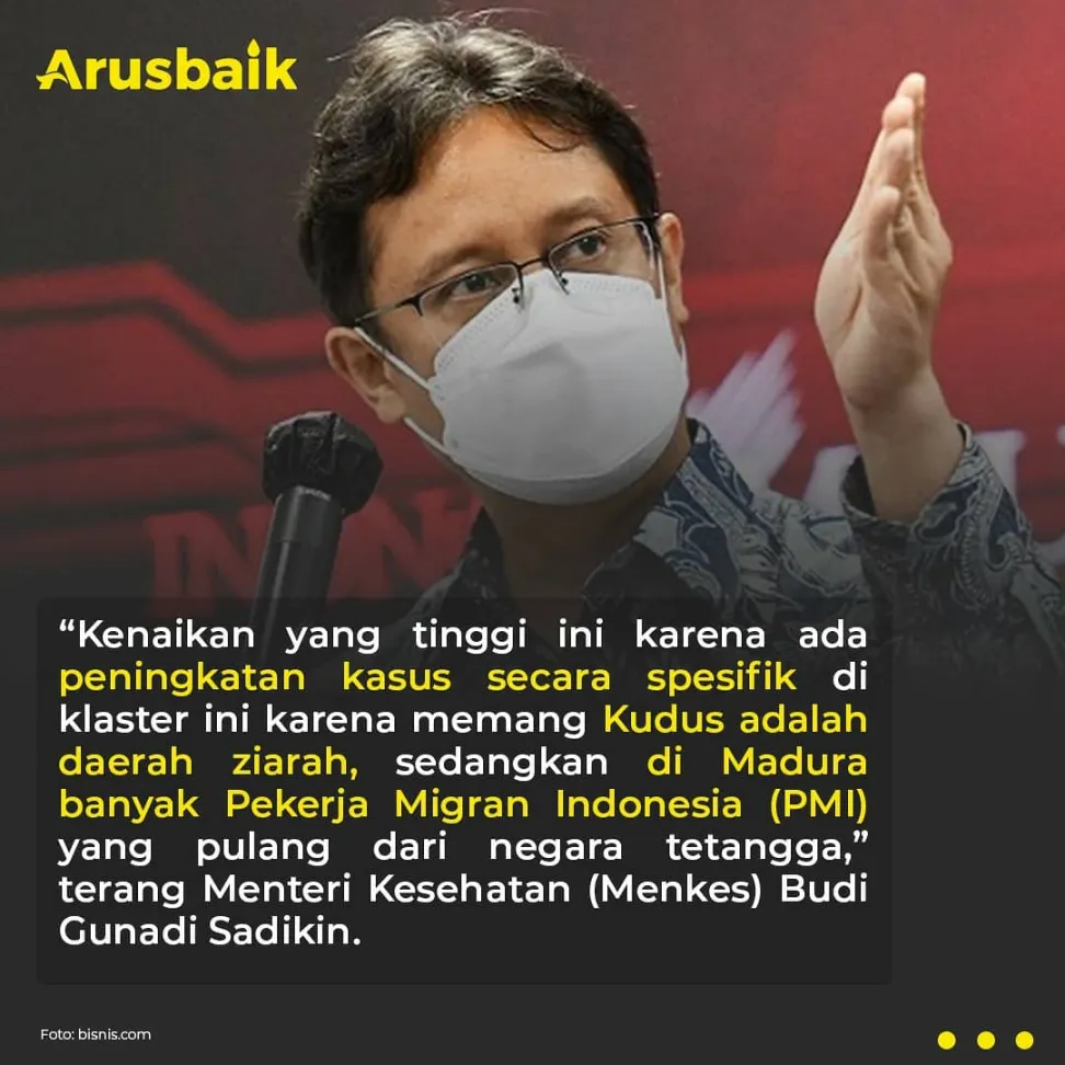 4 Cara Menkes Atasi Lonjakan Corona di Kudus & Bangkalan