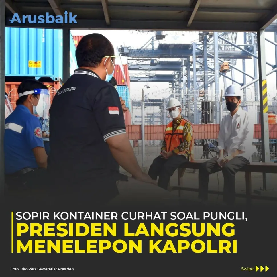 Sopir Kontainer Curhat Soal Pungli, Presiden Langsung Menelepon Kapolri
