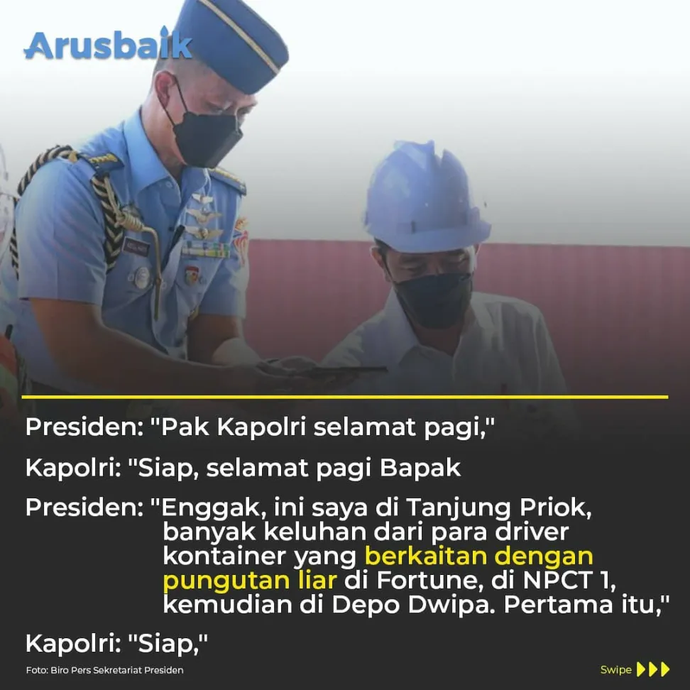 Sopir Kontainer Curhat Soal Pungli, Presiden Langsung Menelepon Kapolri