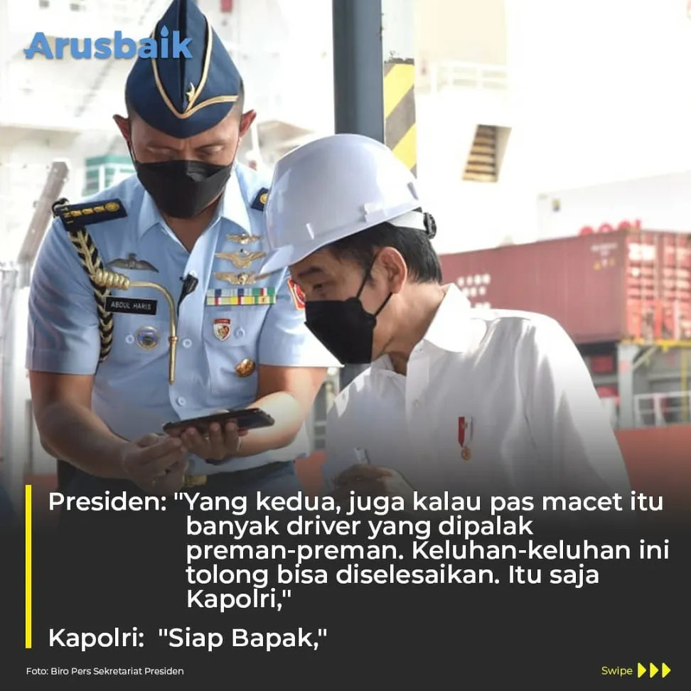 Sopir Kontainer Curhat Soal Pungli, Presiden Langsung Menelepon Kapolri