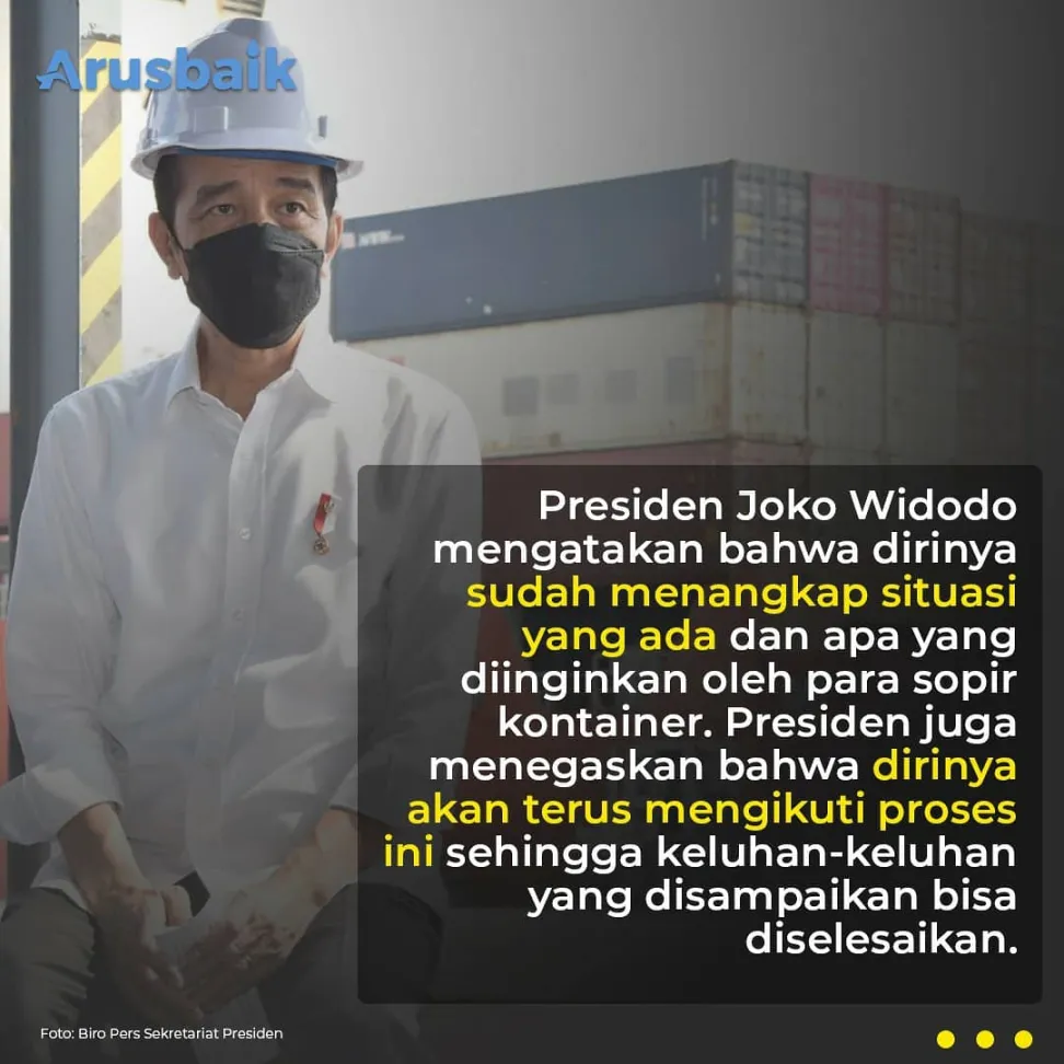 Sopir Kontainer Curhat Soal Pungli, Presiden Langsung Menelepon Kapolri