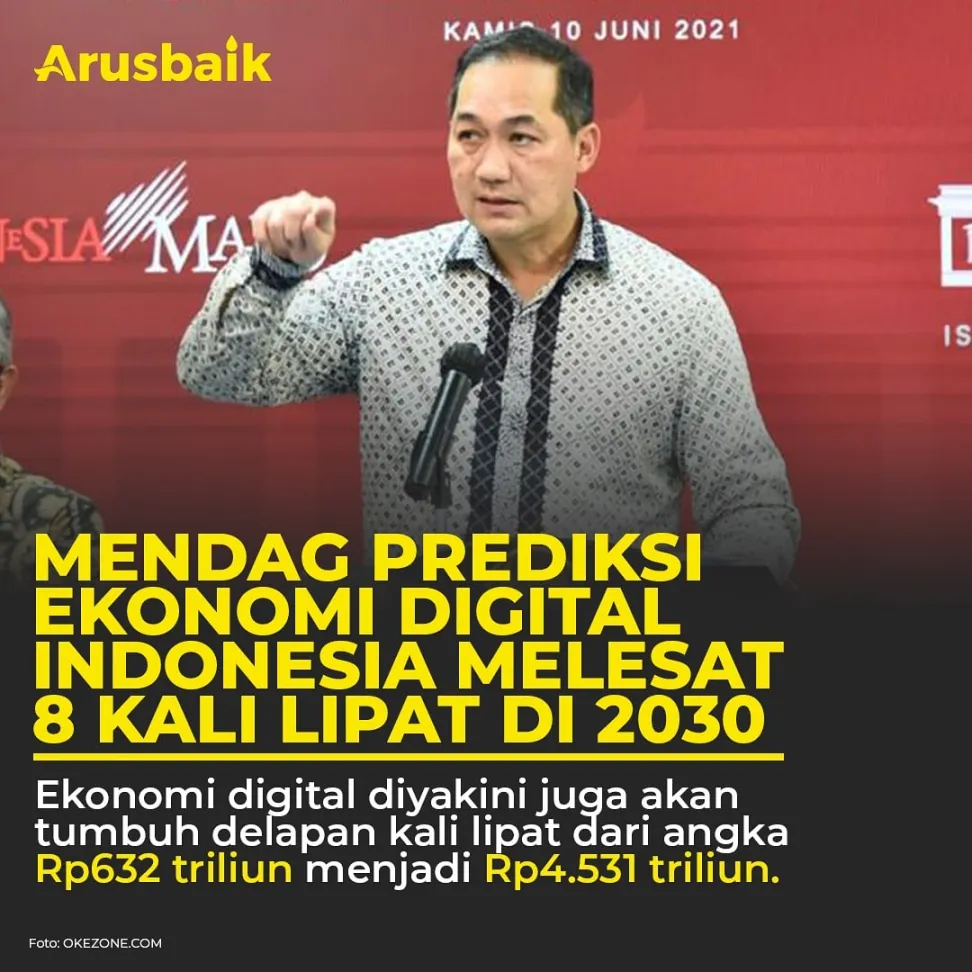 Mendag Prediksi Ekonomi Digital Indonesia Melesat 8 Kali Lipat di 2030