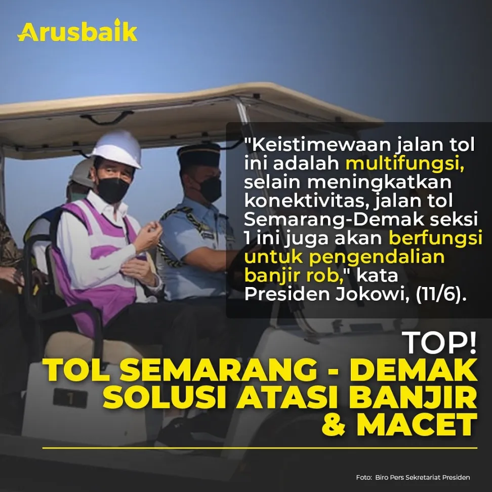 TOP! Tol Semarang - Demak Solusi Atasi Banjir & Macet