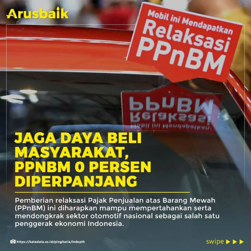 Jaga Daya Beli Masyarakat, PPnBM 0 Persen Diperpanjang