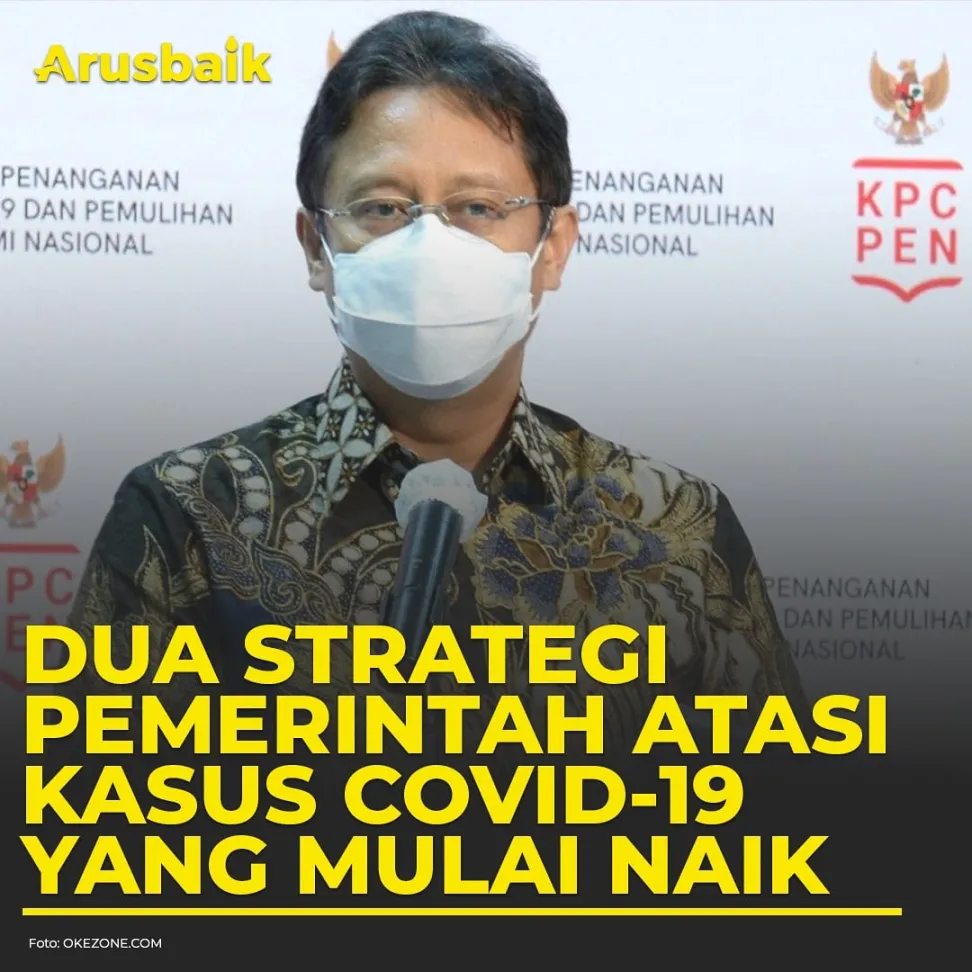 Dua Strategi Pemerintah Atasi Kasus Covid-19 yang Mulai Naik