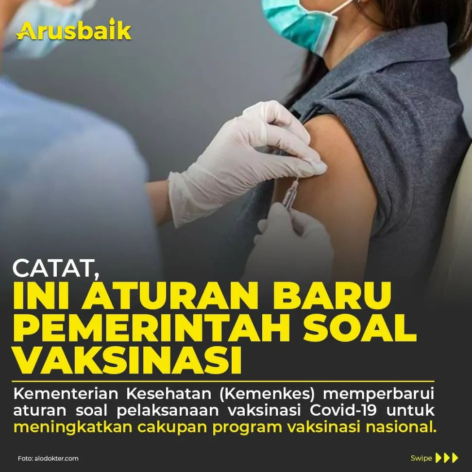 Catat, Ini Aturan Baru Pemerintah Soal Vaksinasi