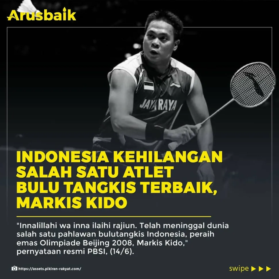 Indonesia Kehilangan Salah Satu Atlet Bulu tangkis terbaik, Markis Kido