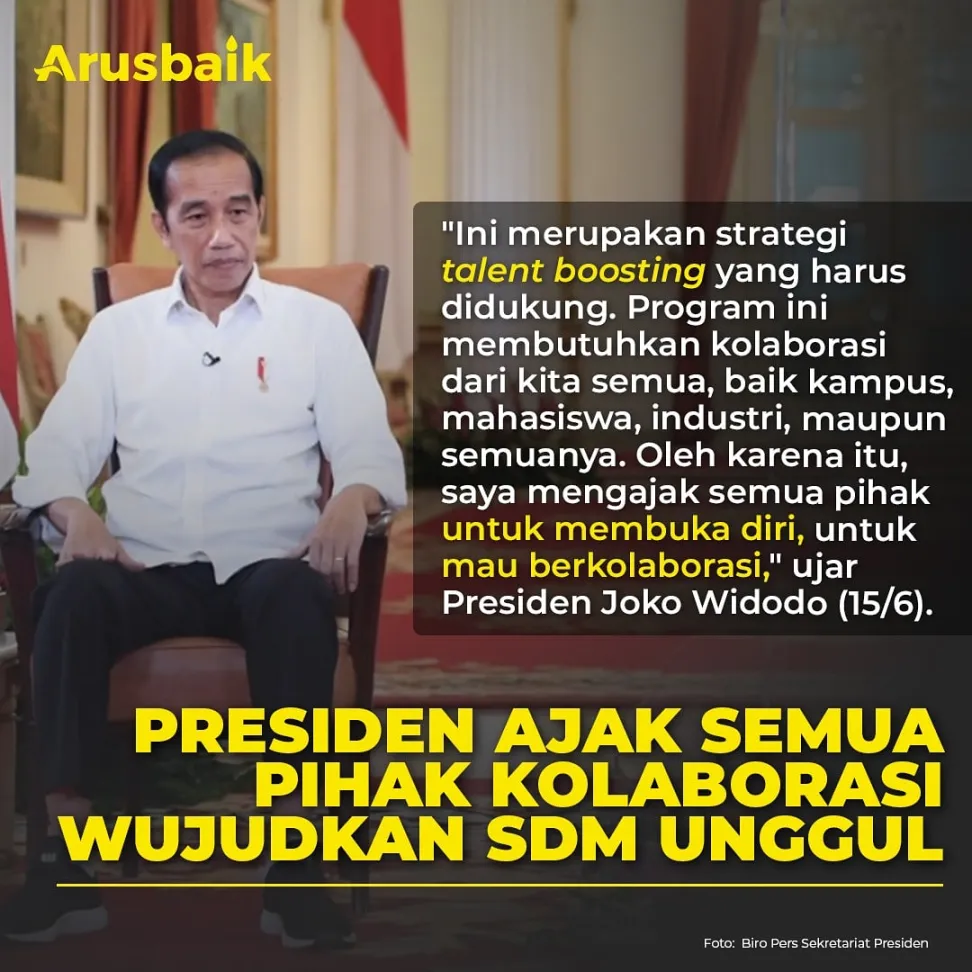 Presiden Ajak Semua Pihak Kolaborasi Wujudkan SDM Unggul