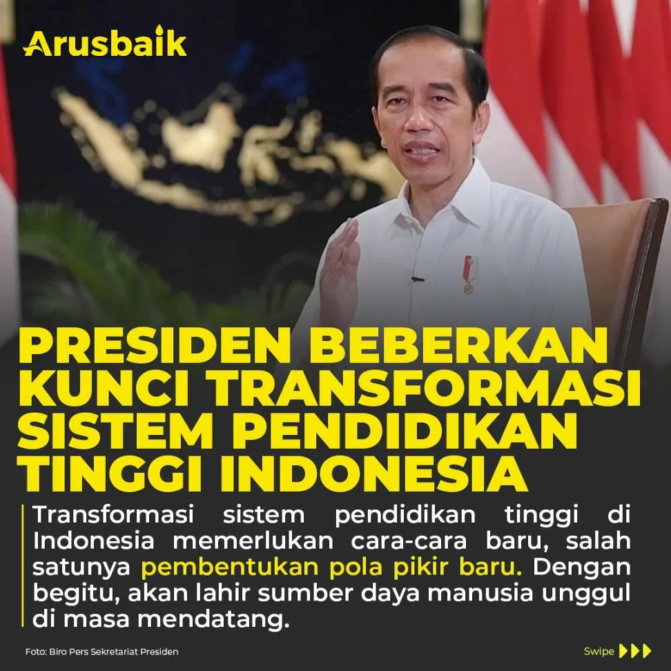 Presiden Beberkan Kunci Transformasi Sistem Pendidikan Tinggi Indonesia
