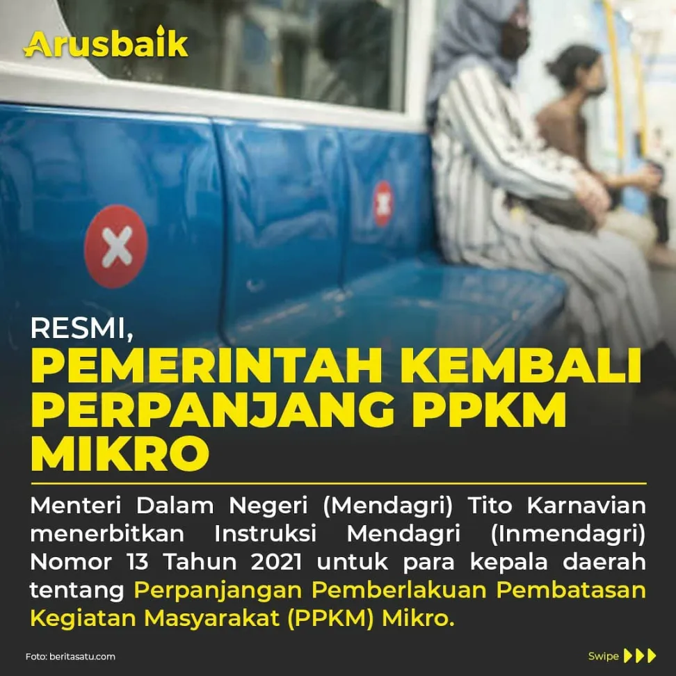 Resmi, Pemerintah Kembali Perpanjang PPKM Mikro
