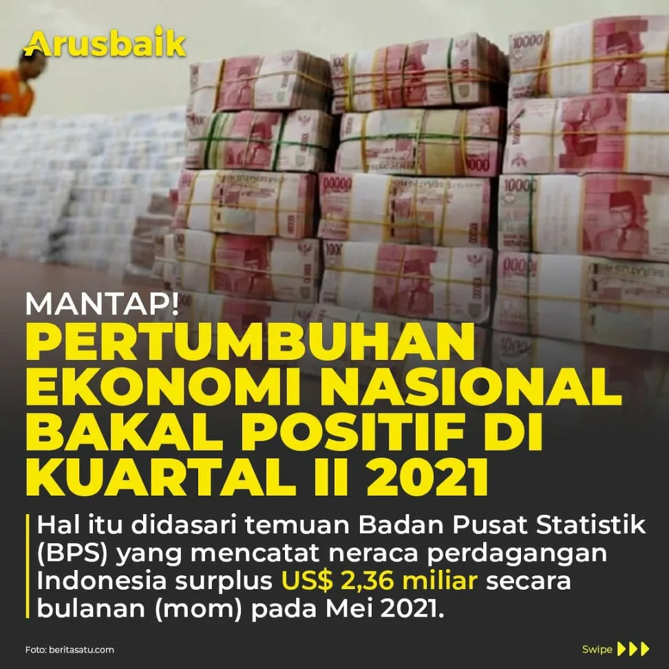 Mantap! Pertumbuhan Ekonomi Nasional Bakal Positif di Kuartal II 2021