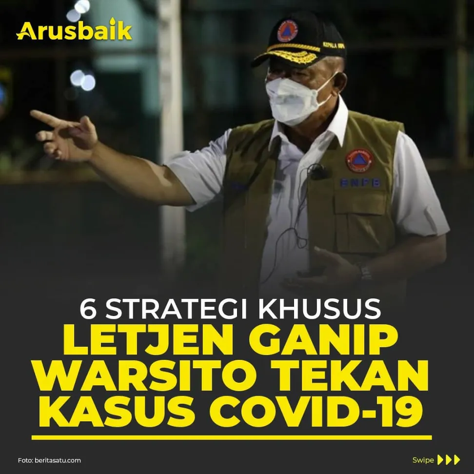 6 Strategi Khusus Letjen Ganip Warsito Tekan Kasus Covid-19