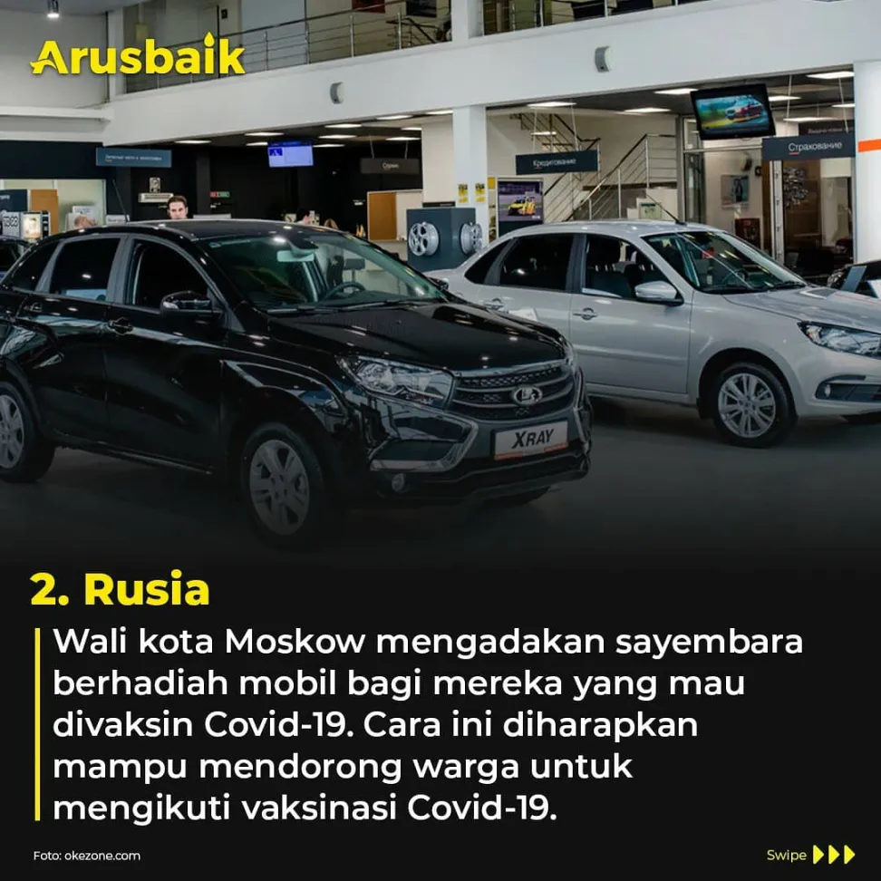 5 Cara Unik Tiap Negara Bujuk Vaksin Warganya