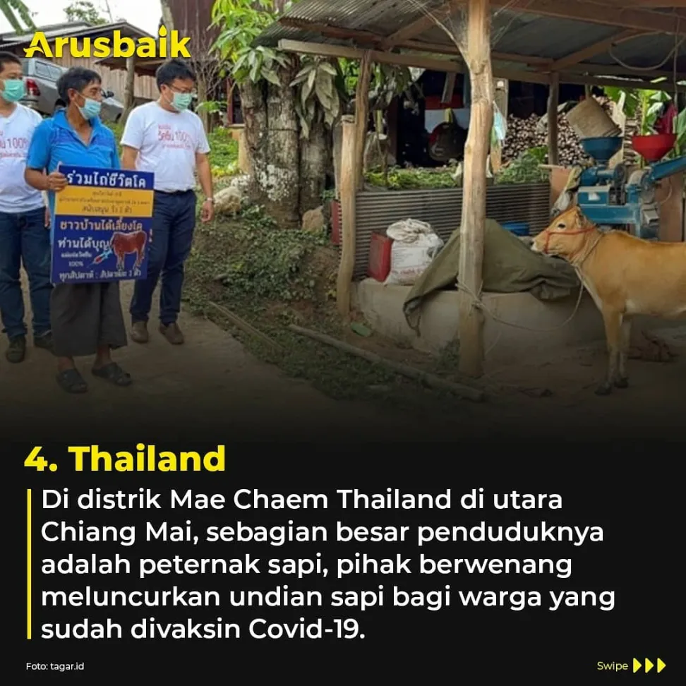 5 Cara Unik Tiap Negara Bujuk Vaksin Warganya