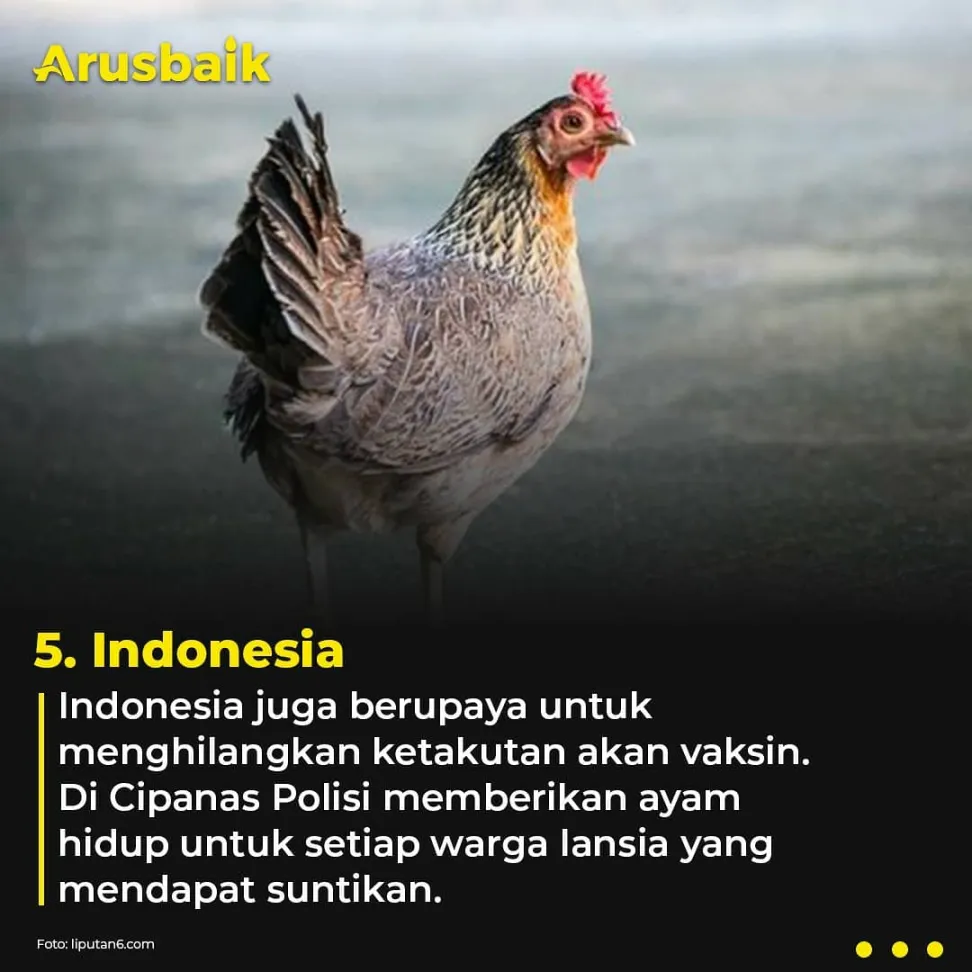 5 Cara Unik Tiap Negara Bujuk Vaksin Warganya