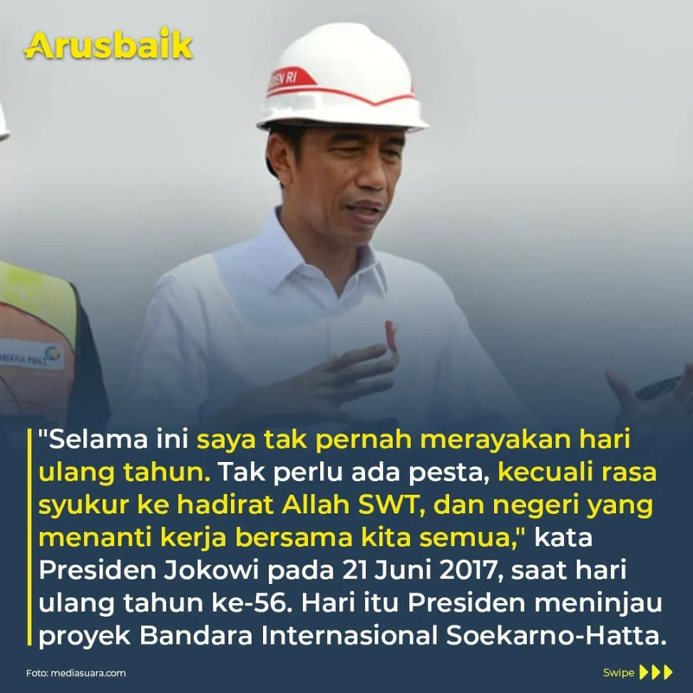 Presiden Jokowi Pilih Kerja Daripada Rayakan Ulang Tahun