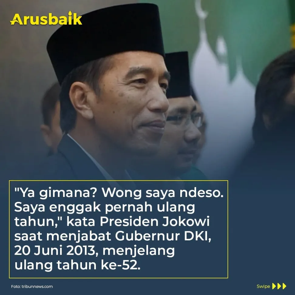 Presiden Jokowi Pilih Kerja Daripada Rayakan Ulang Tahun