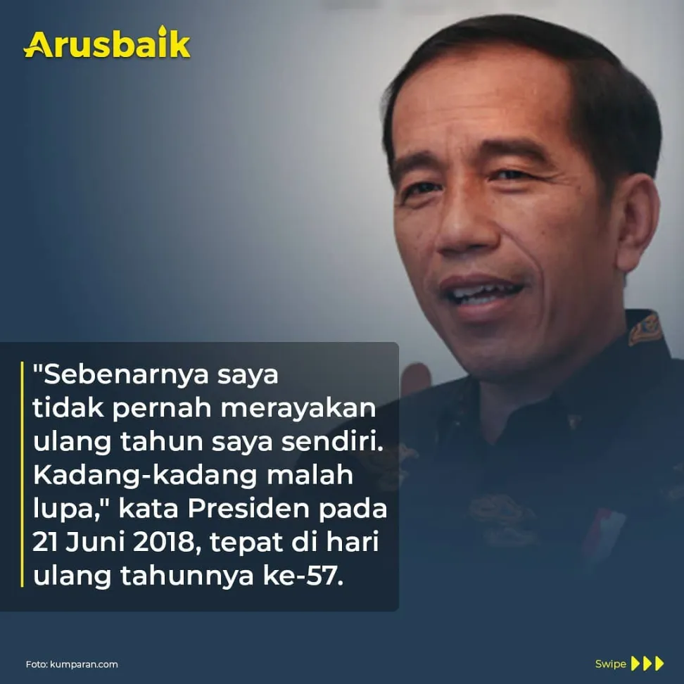 Presiden Jokowi Pilih Kerja Daripada Rayakan Ulang Tahun