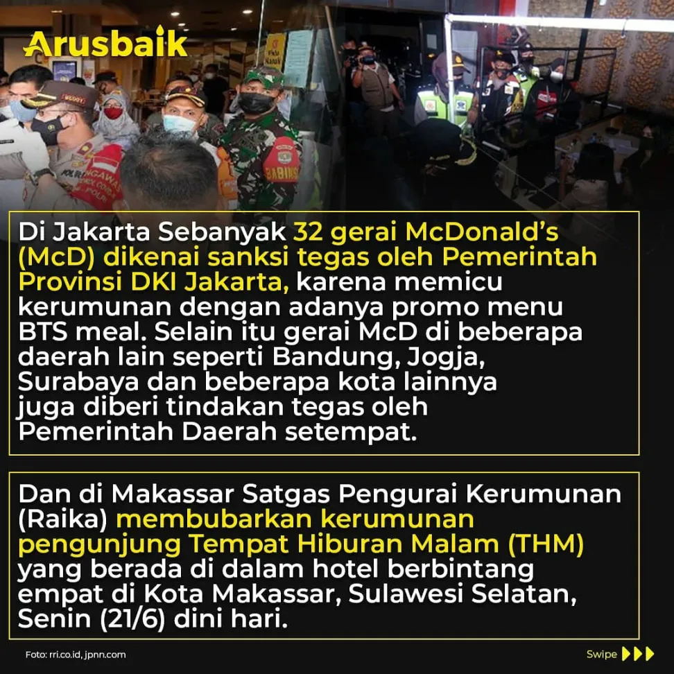 Enggak Main-main, Pelanggar Prokes Ditindak Tegas