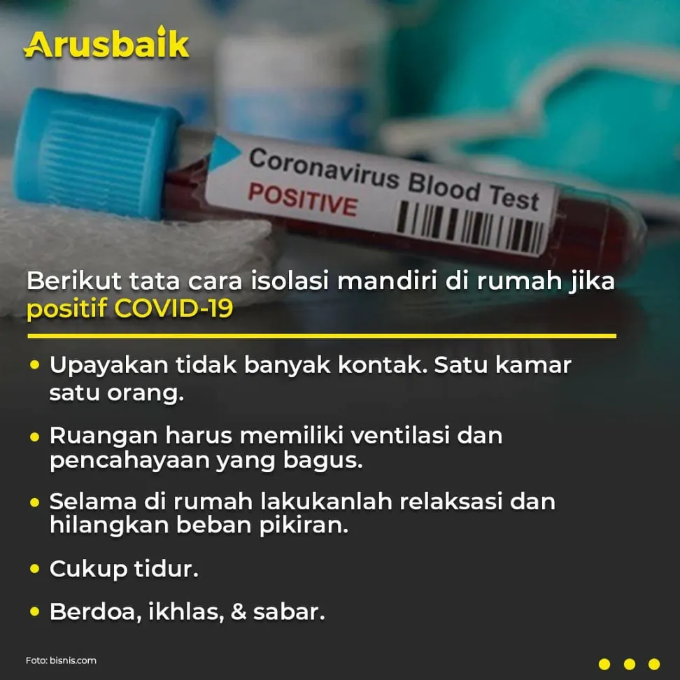 Jangan Panik! Simak Tips Isoman di Rumah Jika Kena Covid-19