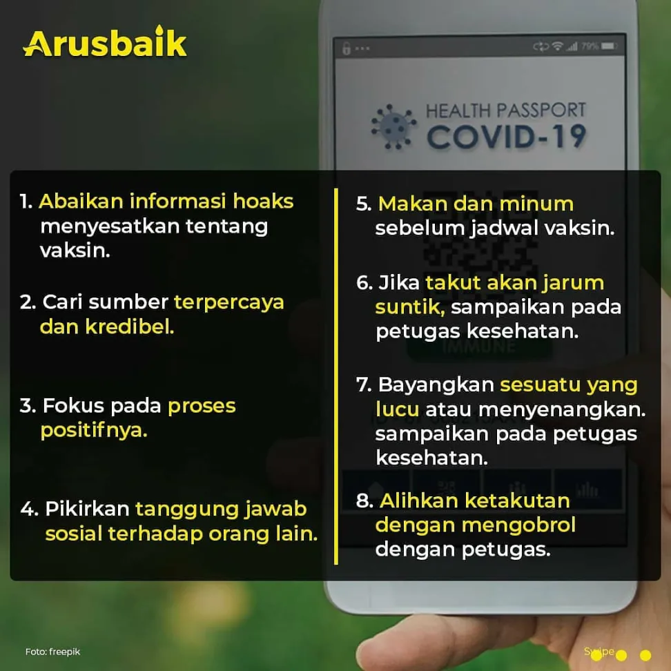Sudah Dapat Jadwal Vaksin, Tapi Masih Takut? Tenang, Ini Tipsnya