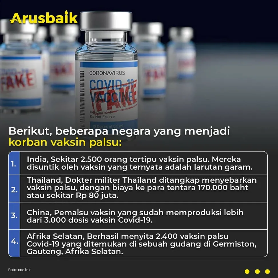 Tenang, Indonesia Bebas dari Vaksin Palsu