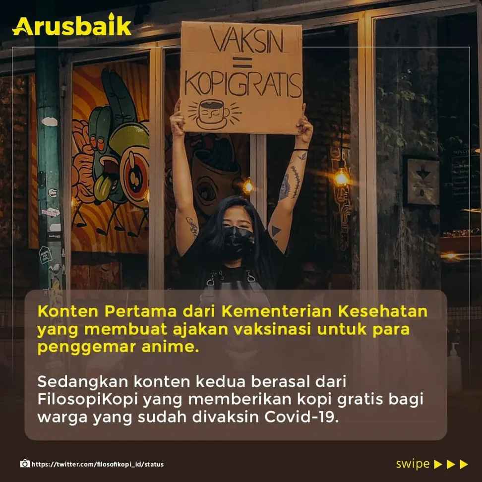 Kreatif, 2 Konten Ajakan Vaksinasi Ini Diapresiasi Warganet