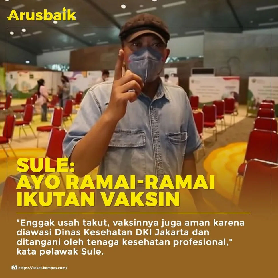 Sule: Ayo Ramai-Ramai Ikutan Vaksin