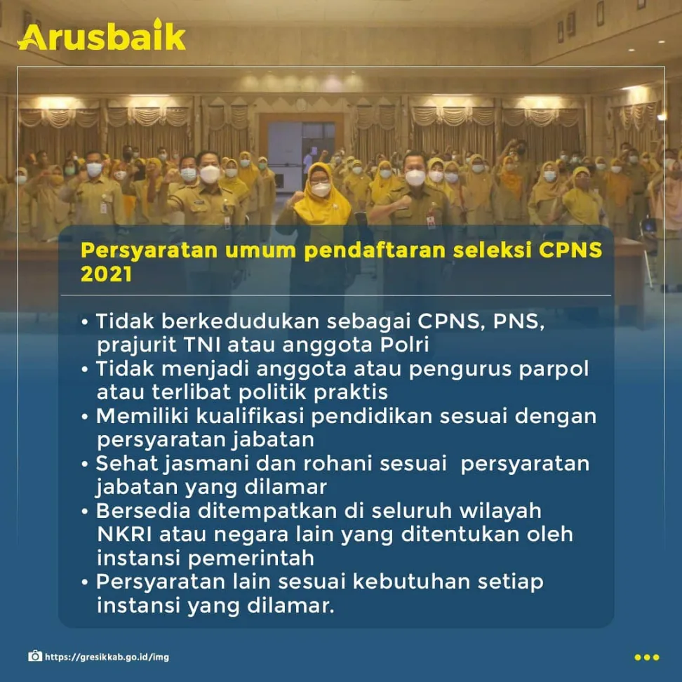 Lowongan CPNS Dibuka Lagi, Lulus SMA/SMK Bisa Daftar, Yuk!