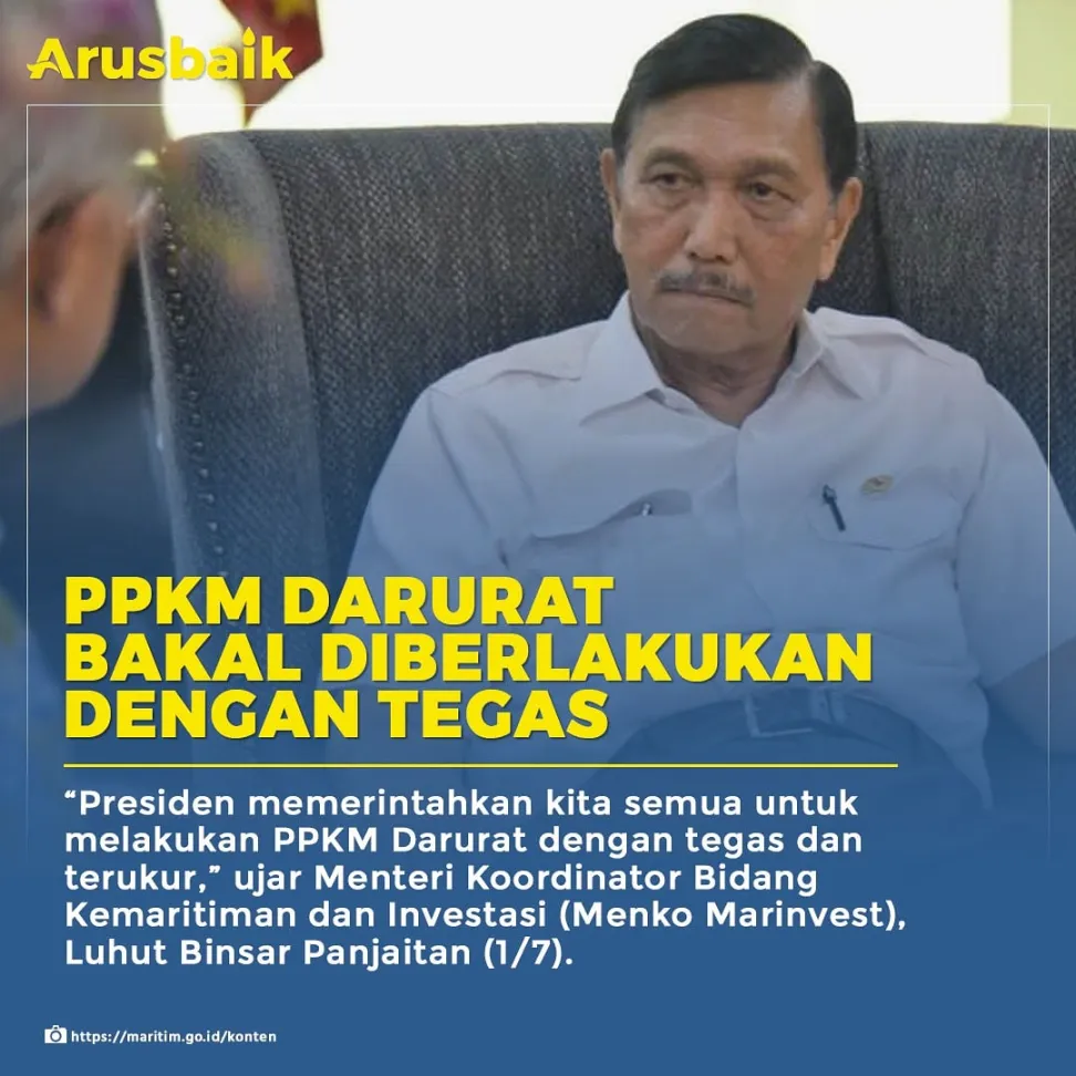 PPKM Darurat Bakal Diberlakukan Dengan Tegas