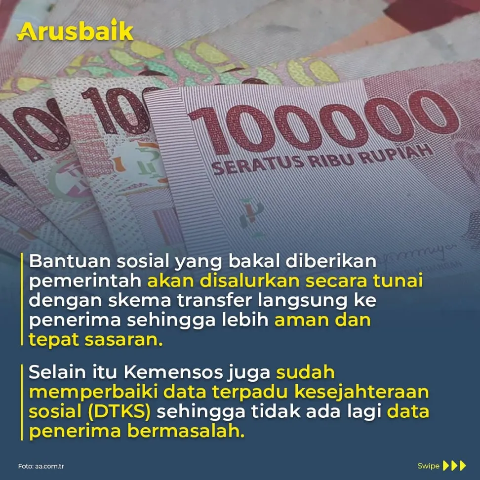 Bansos Datang Lagi, Langsung Masuk Rekening Sendiri