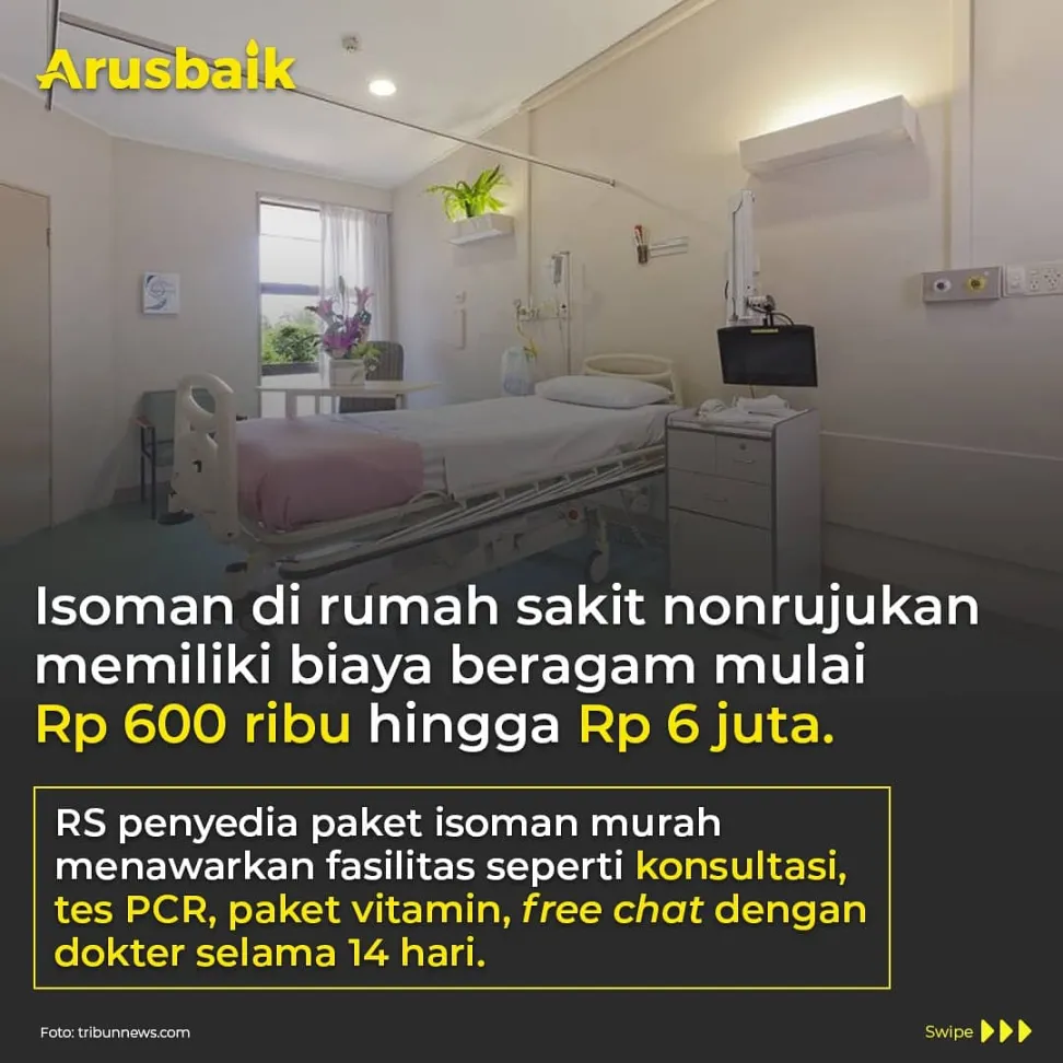 Ini Pilihan Untuk Isoman, Mulai Dari Rumah, Rumah Sakit Hingga Hotel