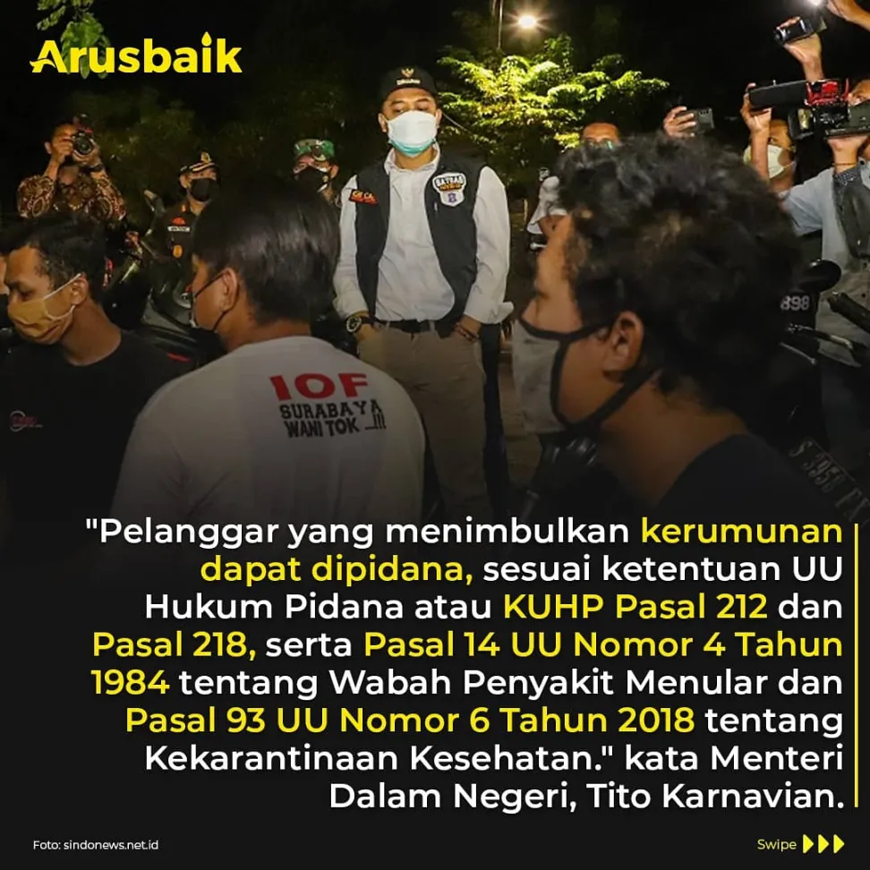 Tanpa Kompromi, Ini Sanksi bagi Pelanggar PPKM Darurat