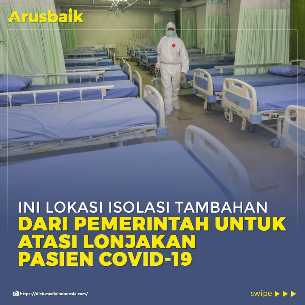 Ini Lokasi Isolasi Tambahan dari Pemerintah untuk Atasi Lonjakan Pasien Covid-19