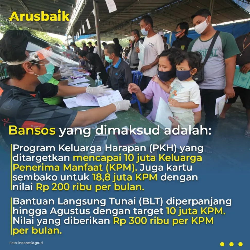 Instruksi Presiden: Bansos Cair Minggu Ini