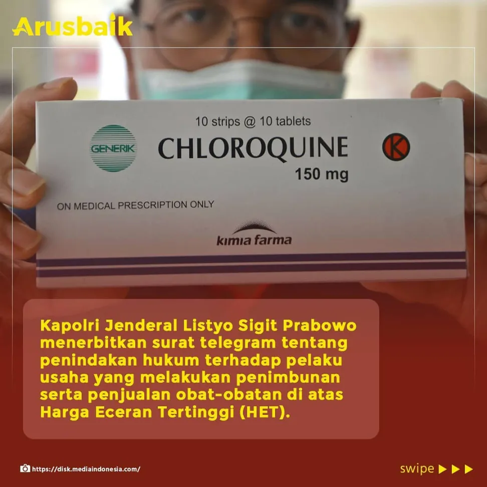 Tegas! Kapolri Terbitkan 5 Poin Atasi Kecurangan Harga Obat Covid-19