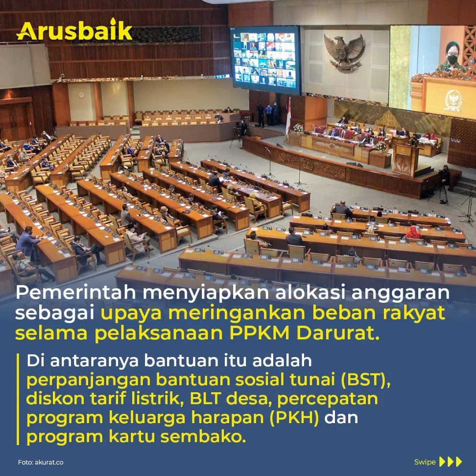 Ringankan Beban Rakyat Saat PPKM Darurat, Ini Ragam Bantuan Pemerintah