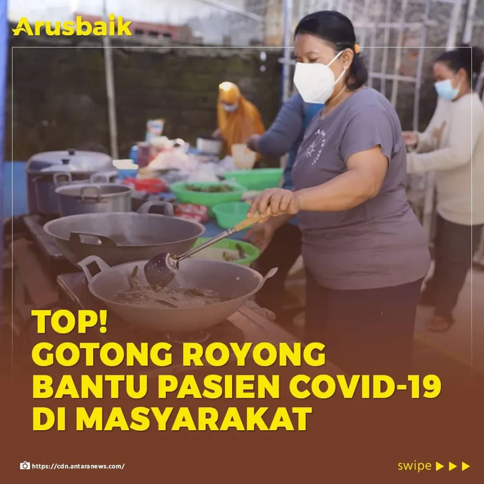 Top! Gotong Royong Bantu Pasien Covid-19 di Masyarakat