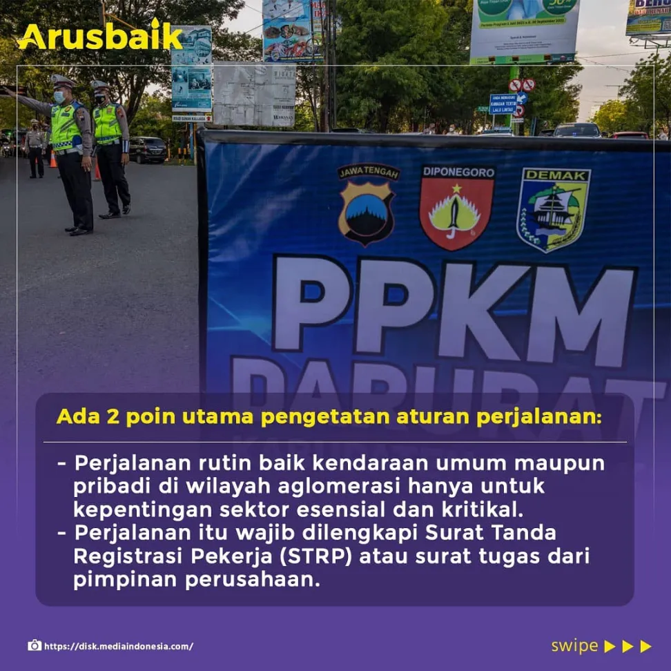 PPKM Darurat, Mulai Hari Ini Syarat Bepergian Diperketat, Simak Rinciannya