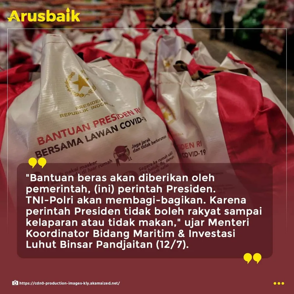 Perintah Presiden: Rakyat Jangan Sampai Kelaparan!